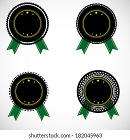 Label set collection, isolated on white background.Fully editable and customizable. 