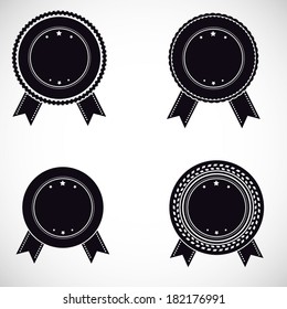 Label set collection, isolated on white background.Fully editable and customizable. 
