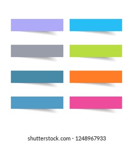 label set with full color vector design element, illustrator