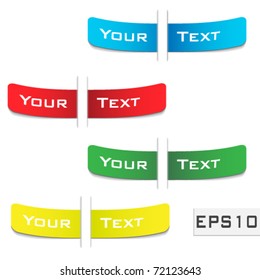 label set vector for design