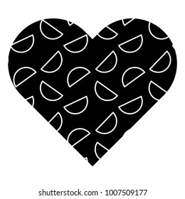 label shape heart different geometric figures