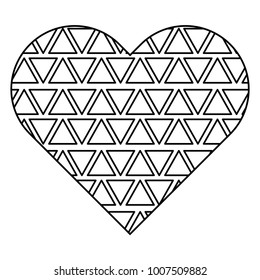 label shape heart different geometric figures
