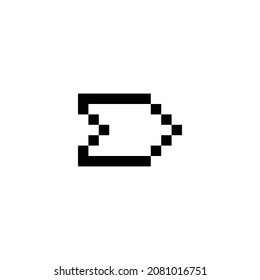 label sharp pixel perfect icon design. Flat style design isolated on white background. Vector illustration