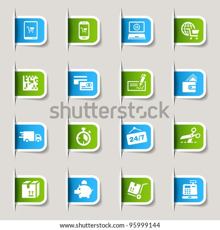 Label - Shopping icons