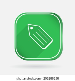 label sign sign.  Color square icon