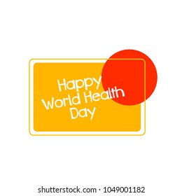 label or sign with square background
