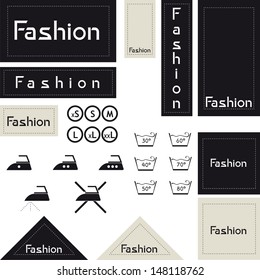 Label And Signs For Fashion