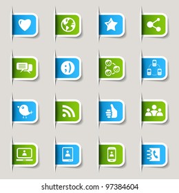 Label - Social media icons