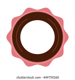 label stamp icon design Isolated vector illustration