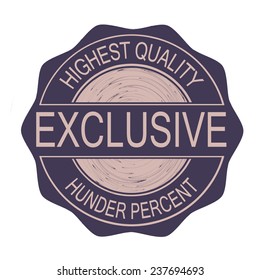 Label stamp with text Experience on vecto rillustration