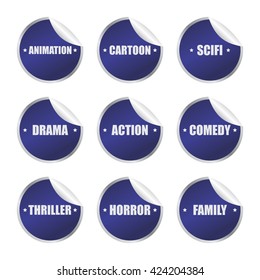 label sticker badge theme