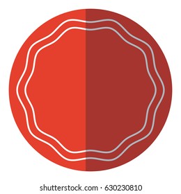 label sticker decoration frame blank red circle