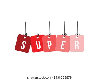 label super sale design symbol vector on transparent background