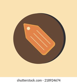 label. Symbol label for clothing or goods.