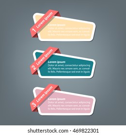 Label tag design for Heading and title