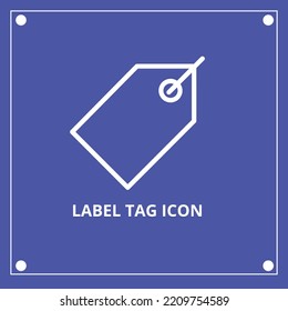 label tag icon illustration isolated vector sign symbol