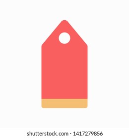 Label Tag icon. New trendy art style label tag icon illustration
