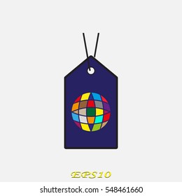 label, tag, icon, vector illustration eps10