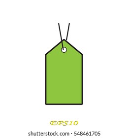 label, tag, icon, vector illustration eps10