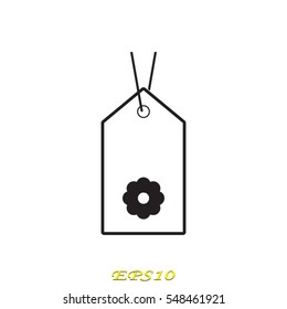 label, tag, icon, vector illustration eps10
