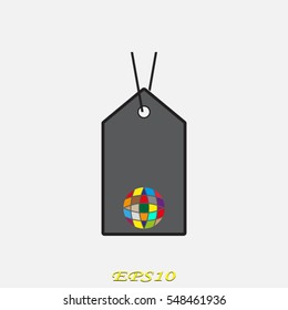 label, tag, icon, vector illustration eps10