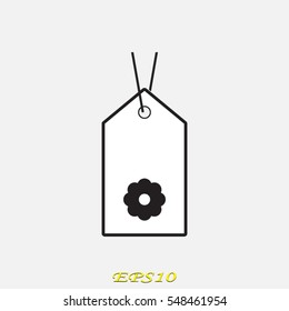 label, tag, icon, vector illustration eps10