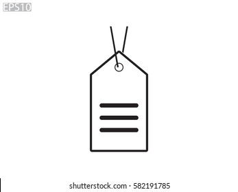 label, tag, icon, vector illustration eps10
