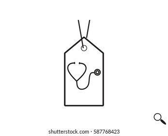 label, tag, icon, vector illustration eps10