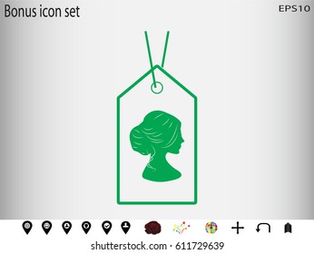 label, tag, icon, vector illustration eps10
