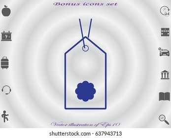label, tag, icon, vector illustration eps10