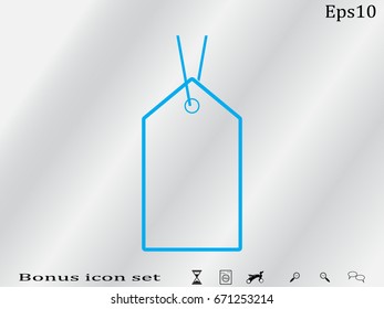label, tag, icon, vector illustration eps10