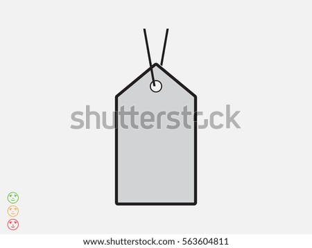 label, tag, icon, vector illustration eps10