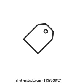 Label Tag Icon,Price Tag Icon, Vector in Outline style