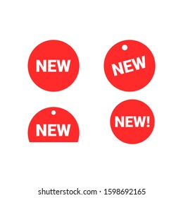 label tag new products template vektor