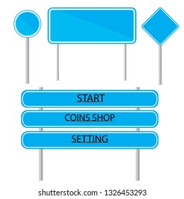 Label , Tag , Postguides use for illustration in game making or use in application 