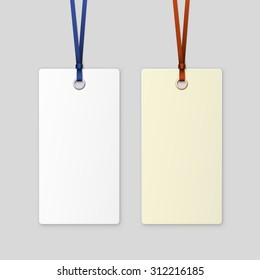 Label Tag Ribbon Vector Isolated