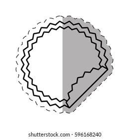 label template stamp cut line vector illustration eps 10