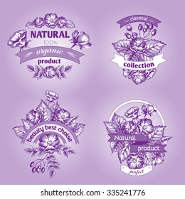 Label templates with briar.
Hand drawn sketch used. Fonts: ArmWrestler Bold, Bellota, Dynalight (free license).