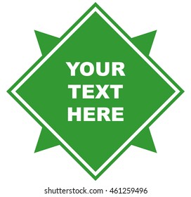 Label text logo design vector