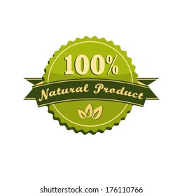 Label with type natural product