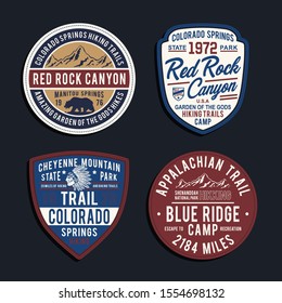 label typography, tee shirt graphics, vectors, colorado and trail 