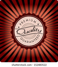 Label vector background.