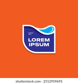 Label Vector Food or Drink logo design template