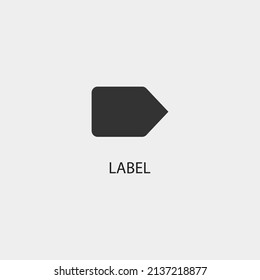 Label vector icon illustration sign