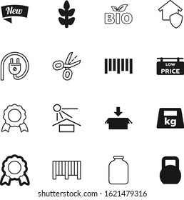 label vector icon set such as: rye, adapter, away, paper, seed, shield, electric, user, protein, warning, biological, vegetarian, jars, fuel, electricity, cereals, canning, environmental, kitchen