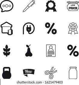 label vector icon set such as: security, writing, low, control, rye, banking, energy, idea, speech, name, arrow, round, book, item, equipment, glass, present, oat, contact, wheat, barley, connect