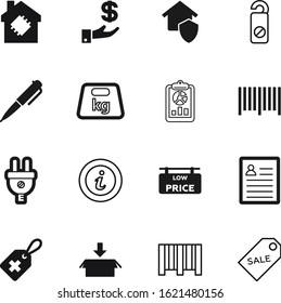 label vector icon set such as: file, item, checkbox, weight, real, invest, open, directory, book, space, door, document, down, tool, blue, merchandise, analytics, message, badge, currency, connection