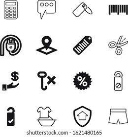 label vector icon set such as: careful, marker, bank, interface, shield, secure, talk, education, road, protection, handle, doorknob, no, communicate, equipment, currency, hotel, water, special, plug