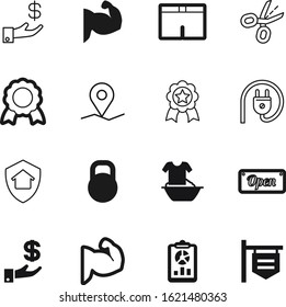 label vector icon set such as: real, plug, winner, handwash, office, prize, equipment, safety, closed, achievement, report, laundry, warranty, gift, protection, signage, circle, analytics, decor, cut