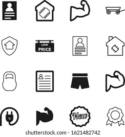 label vector icon set such as: underwear, trailer, blue, product, iron, low, certificate, arrow, electric, guarantee, measurement, cut, corner, truck, childhood, equipment, socket, mass, shield